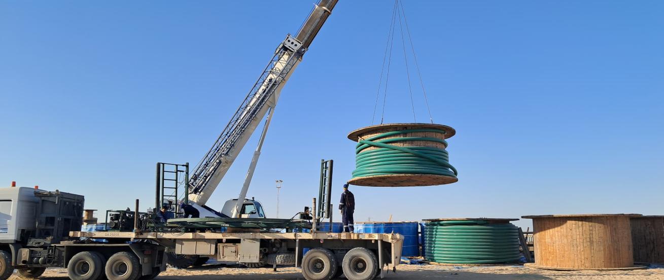 Fiberspar RTP Pipe Stock for Waha Oil Company