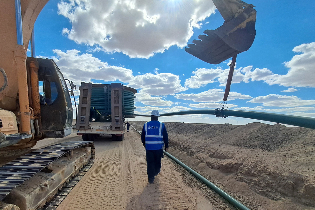 Waha Oil uses Fiberspar RTP pipe to commission Gas Wells